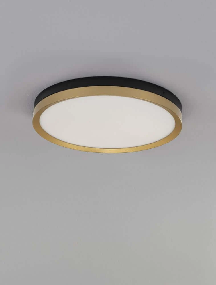 Cantria LED Deckenleuchte 3000K Schwarz, Gold