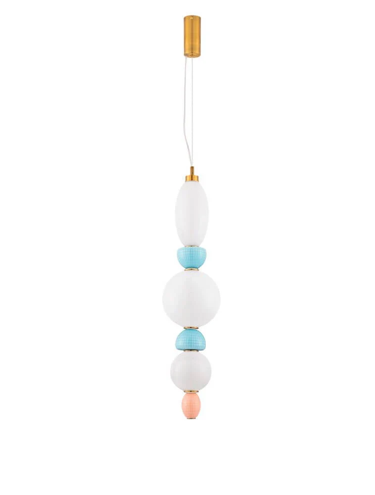 Obrie LED Pendelleuchte 3-flammig Ø 20cm 3000K Gold, Orange, Blau, Weiß
