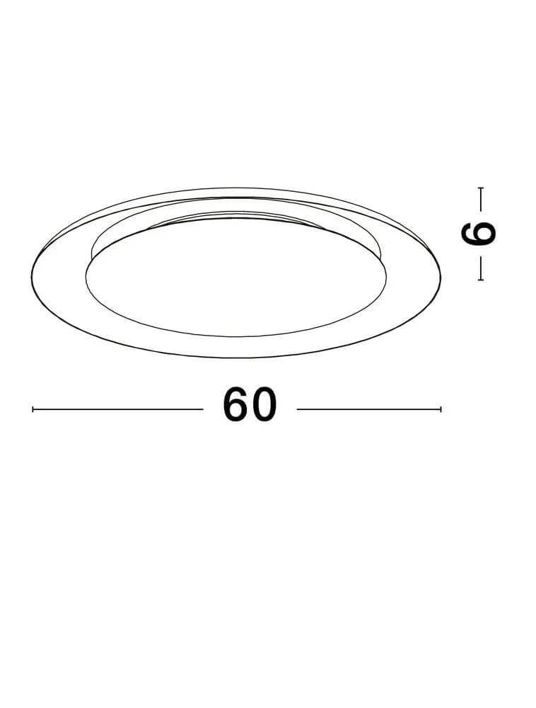 Epos Deckenleuchte Ø 60cm 2700, 4000K