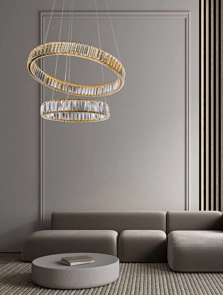 Aurelia LED Pendelleuchte Ø 60cm 2-flammig