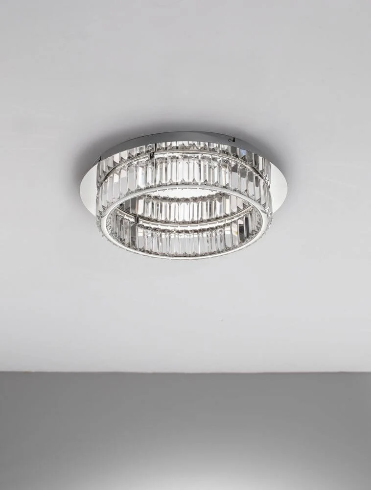 Aurelia LED Deckenleuchte 3500K Chrom