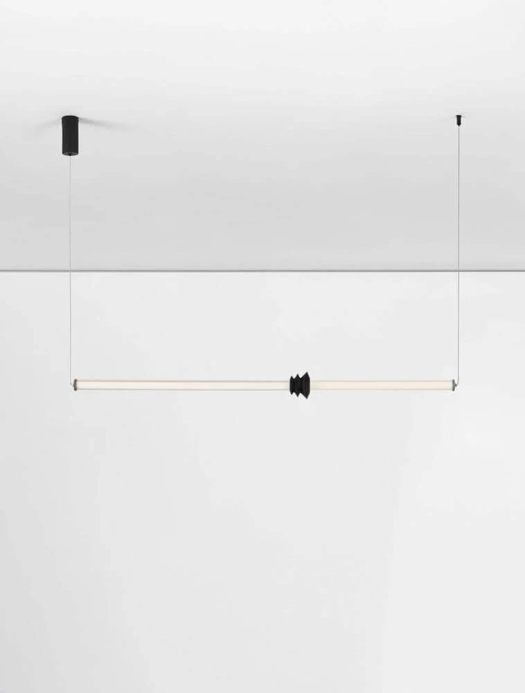 Stalactite Pendelleuchte Horizontal Ø 3,3cm 3000K Schwarz