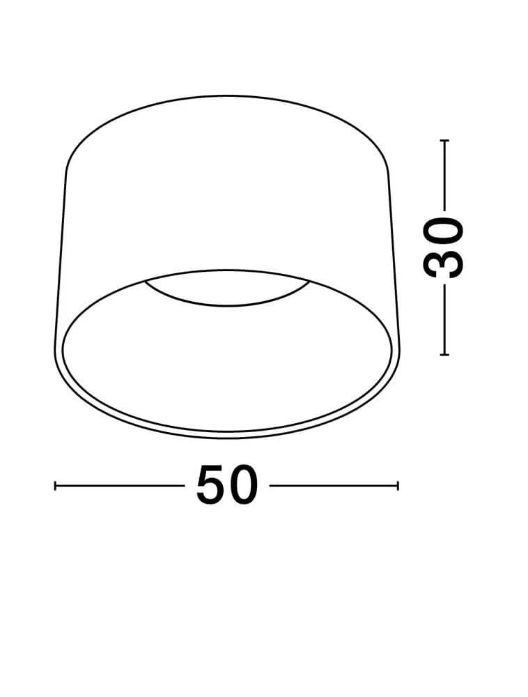 Atil LED Deckenleuchte Ø 50cm 3000K