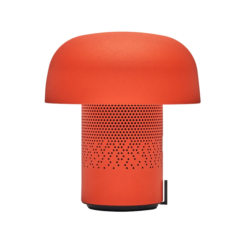 Lautsprecherleuchte mit pilzförmigem Design, dimmbarem LED-Licht und Ladestation – Sensa PLAY | Kooduu