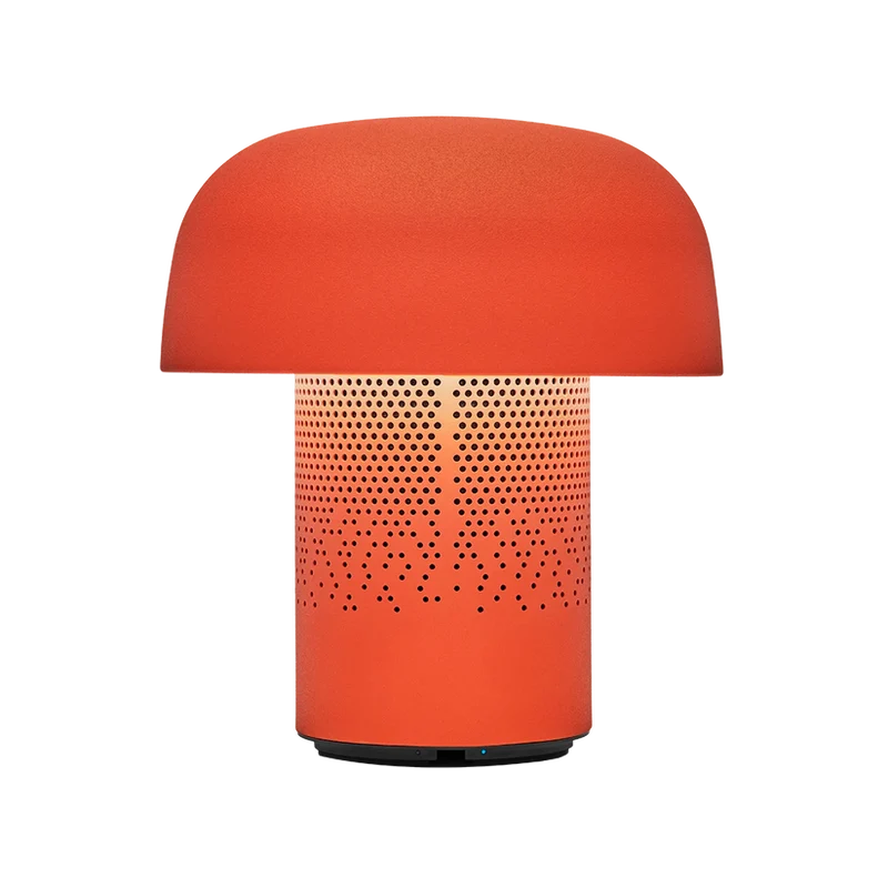 Lautsprecherleuchte mit pilzförmigem Design, dimmbarem LED-Licht und Ladestation – Sensa PLAY | Kooduu