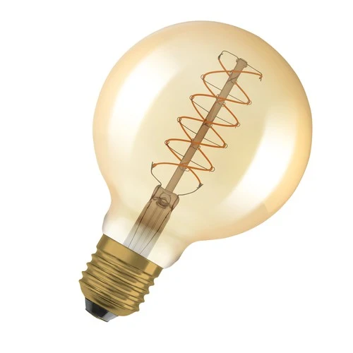 OSRAM Vintage 1906 LED-Lampe, Gold-Tönung, 4,8W, 420lm , Warmweiß , E27