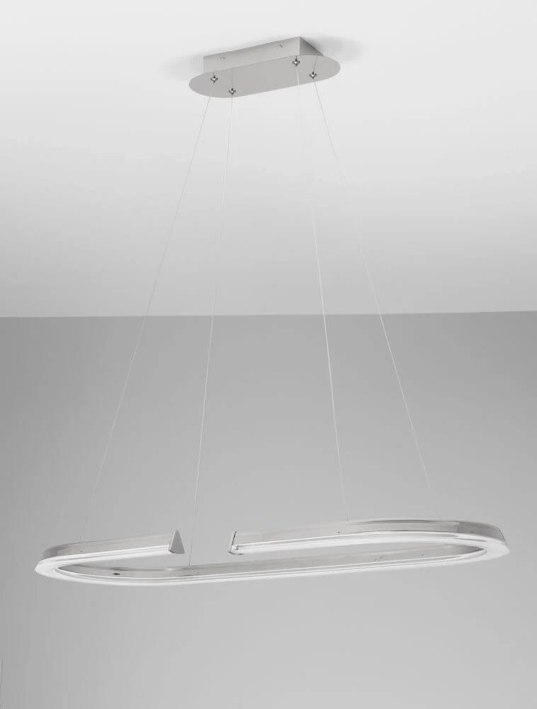 Elmo LED Pendelleuchte Ø 90cm 3500K Chrom