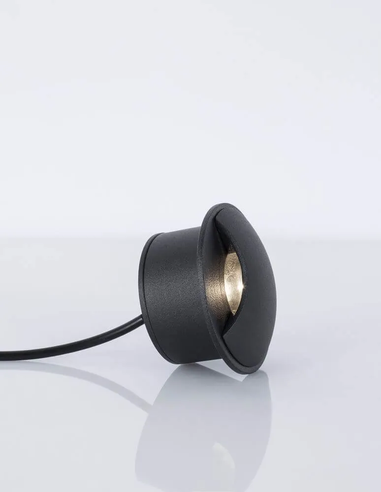 Joya LED Außenwandeinbauleuchte Up 3000K Schwarz IP65