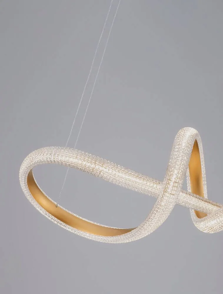 Medora LED Pendelleuchte Ø 75,5cm 3000K Messing-Gold