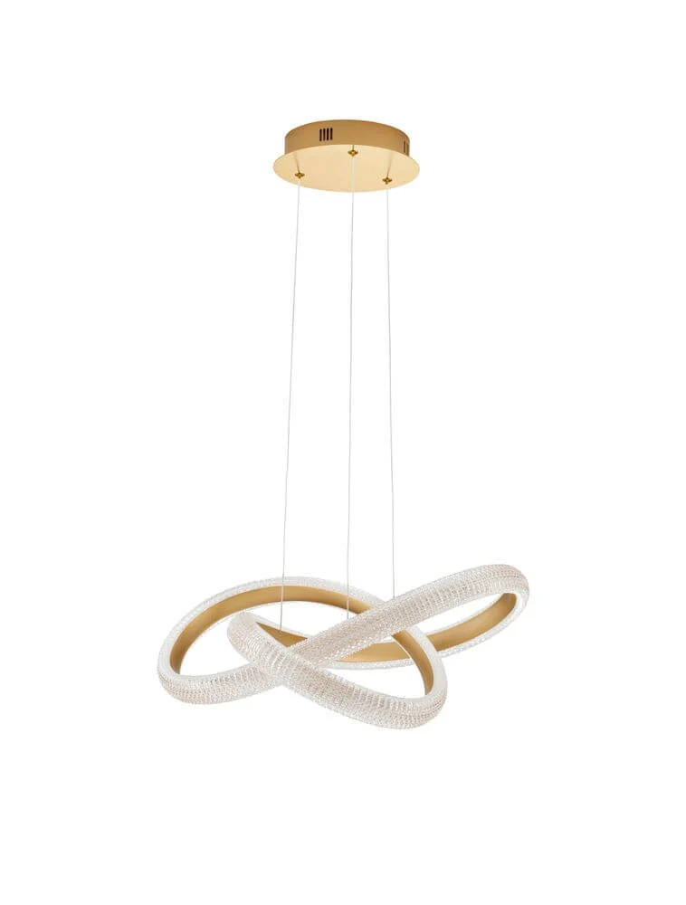 Medora LED Pendelleuchte Ø 52,5cm 3000K Messing-Gold