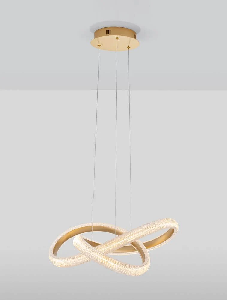 Medora LED Pendelleuchte Ø 52,5cm 3000K Messing-Gold