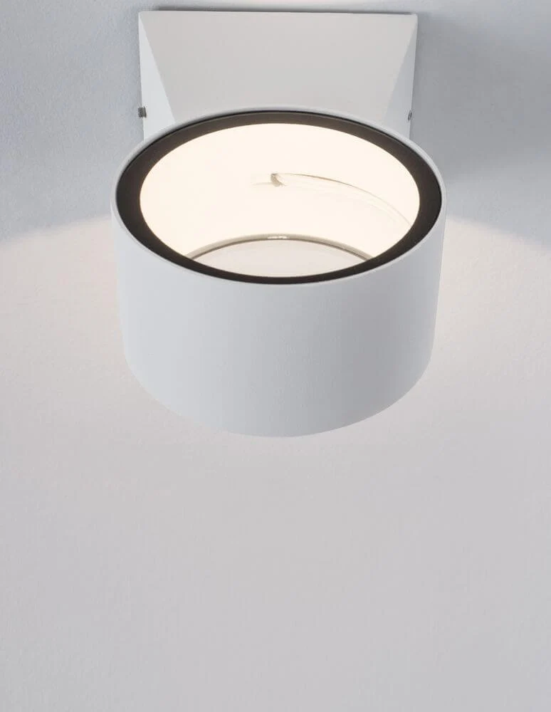 Chez LED Außenwandleuchte Ø 9cm 3000K Weiß IP54
