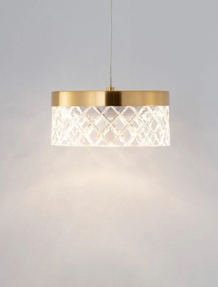 Bion LED Pendelleuchte Ø 15cm 3000K Gold