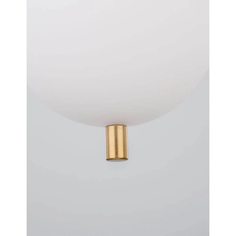 Nova Luce Lato Glas-Hängeleuchte Antik-Gold