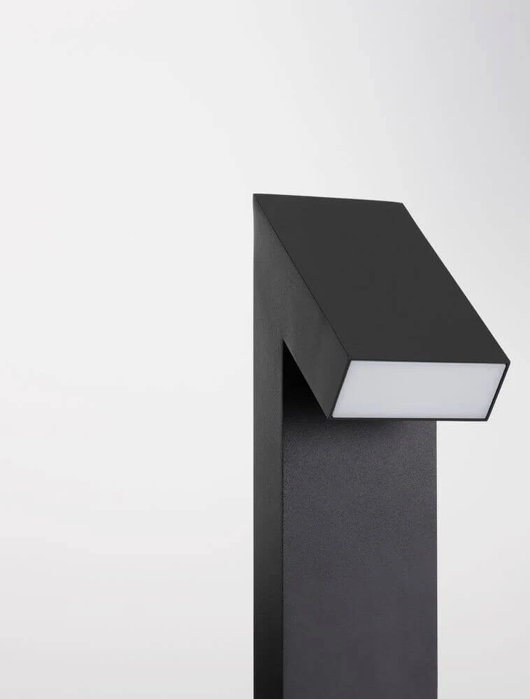 Brigitta LED Außenwegeleuchte Down 3000K Schwarz IP65