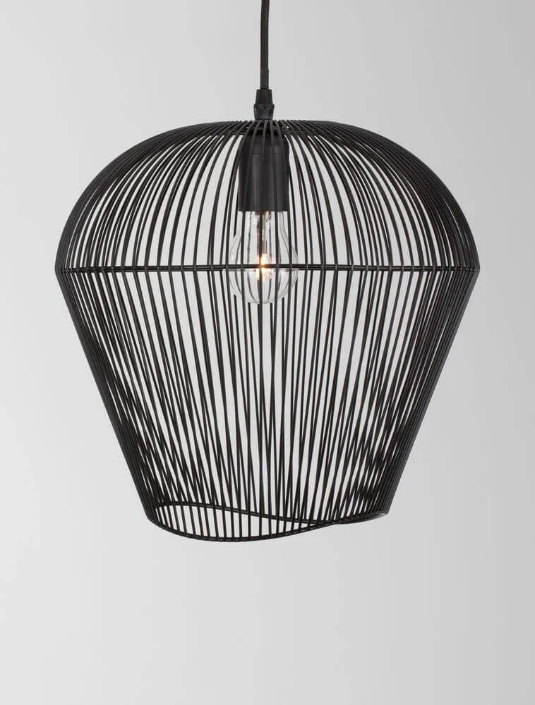 Bredo Pendelleuchte Ø 31,5cm Schwarz