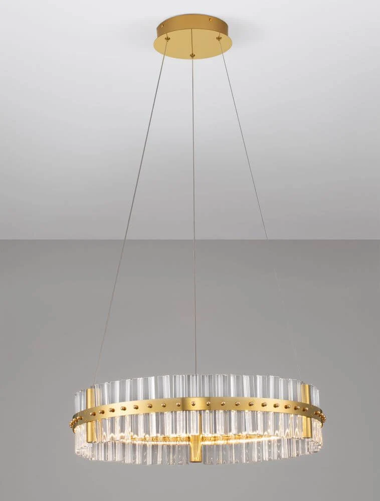 Kezo LED Pendelleuchte Ø 60cm 3000K Gold
