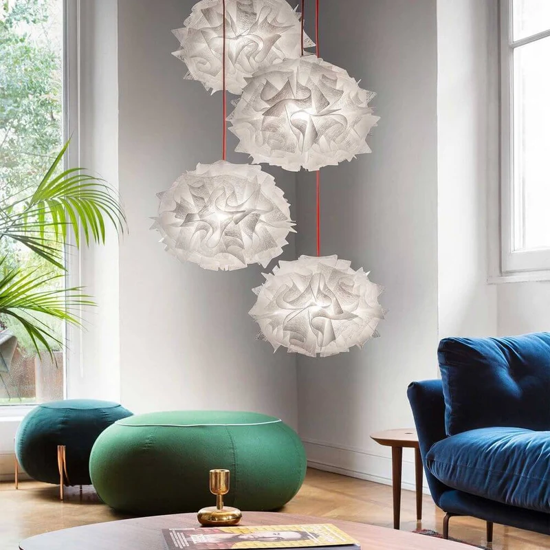 Slamp Hängelampe Veli Mini Quartet Couture 4-flammig