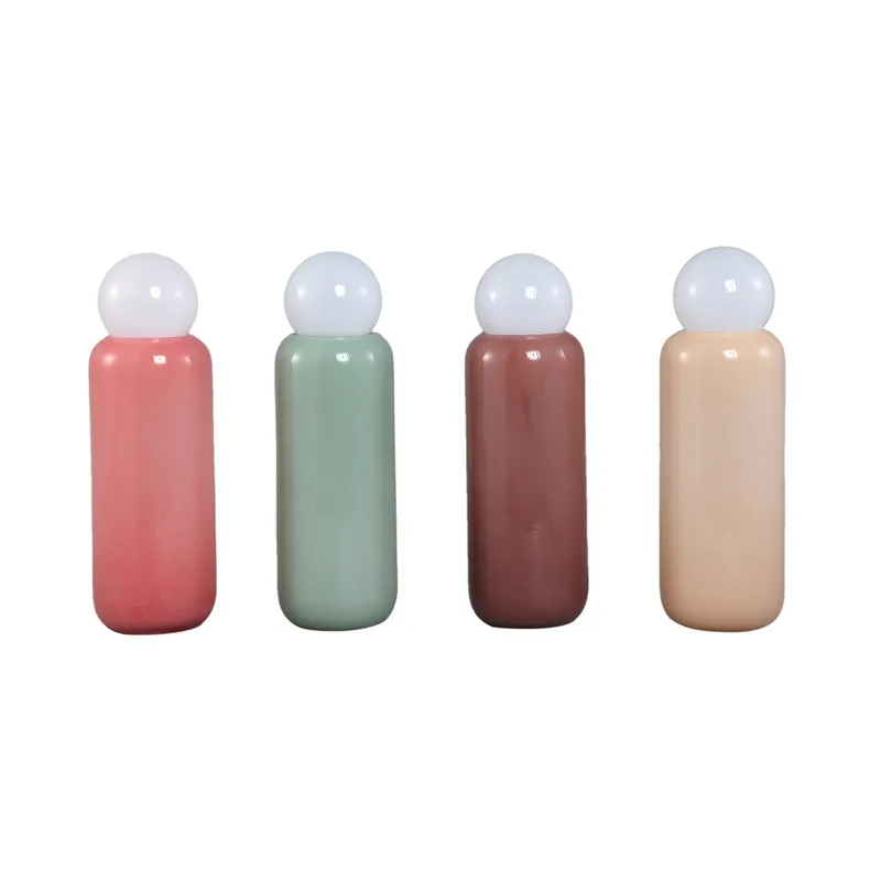 LED-Leuchte – Glas Design, Aufladbare Funktion, Dunkelrosa Farbe, Hoch – Garine | PTMD
