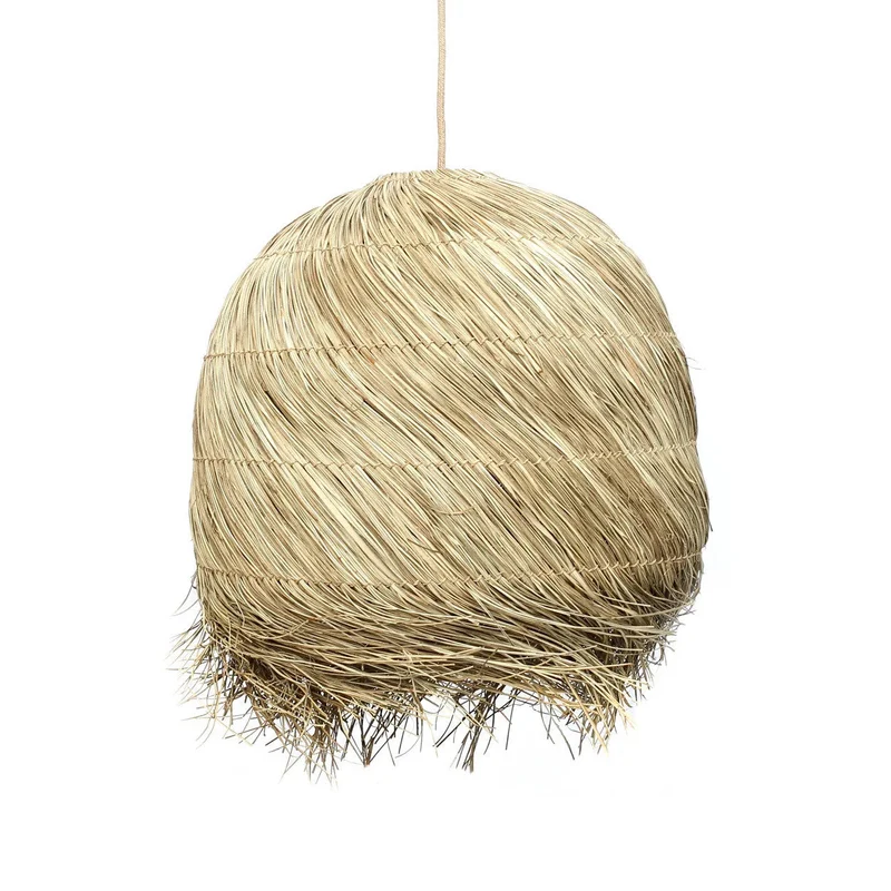 Pendelleuchte – Grasmaterial, Geflochtenes Design, Skulpturale Form - Wicked | Bazar Bizar Antwerp