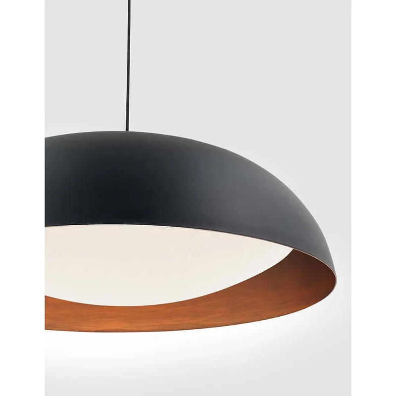 Landon LED Hängelampe Ø 60cm Schwarz