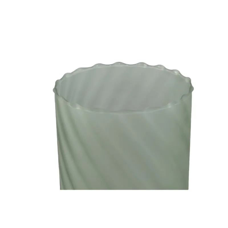 Windlicht – Mattiertes Design, Runde Form, Glasmaterial, Grün, L – Rameen | PTMD