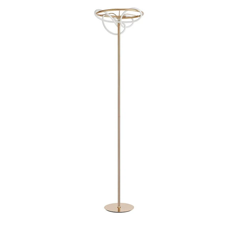 Tiriac LED Stehleuchte Metall, Gold