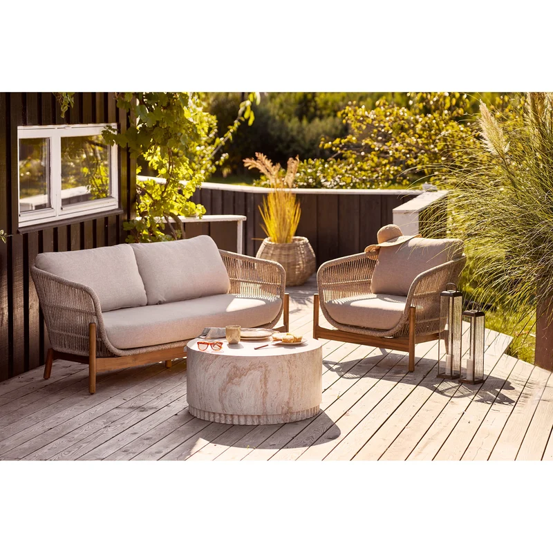Laterne – Antike Messingoptik, Glas und Metall, 49 cm Höhe - Herslev | House Nordic