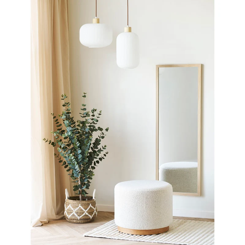 Pendelleuchte – Glas & Holz, E27 Fassung, 38 cm - Argalo | House Nordic