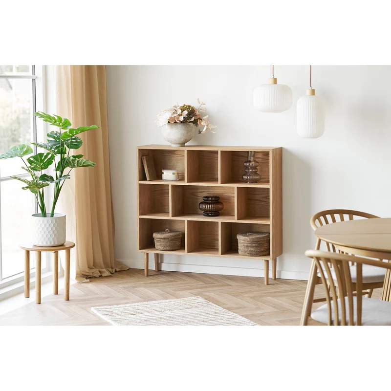 Pendelleuchte – Glas & Holz, E27 Fassung, 38 cm - Argalo | House Nordic