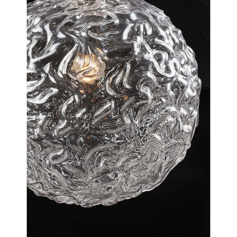 Mirano Hängeleuchte Stahl Glas