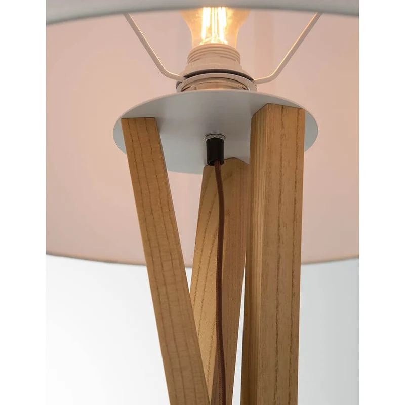 Salino Stehlampe Naturholz