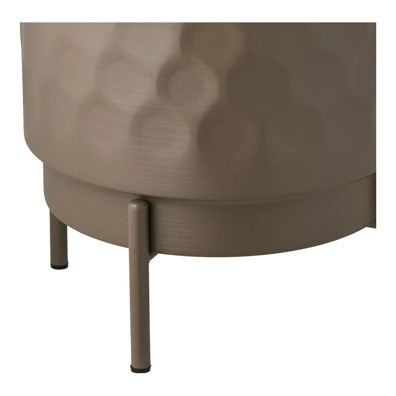 Blumentopf – Brauner Stahl, strukturierte Oberfläche, 26 cm hoch | House Nordic