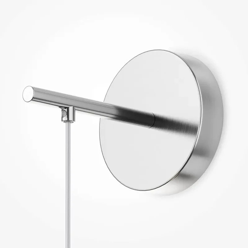 Wandleuchte – Chromfarbenes Metall, 18 W Leistung, Warmweiß, 62 cm Höhe - Pattern | Maytoni