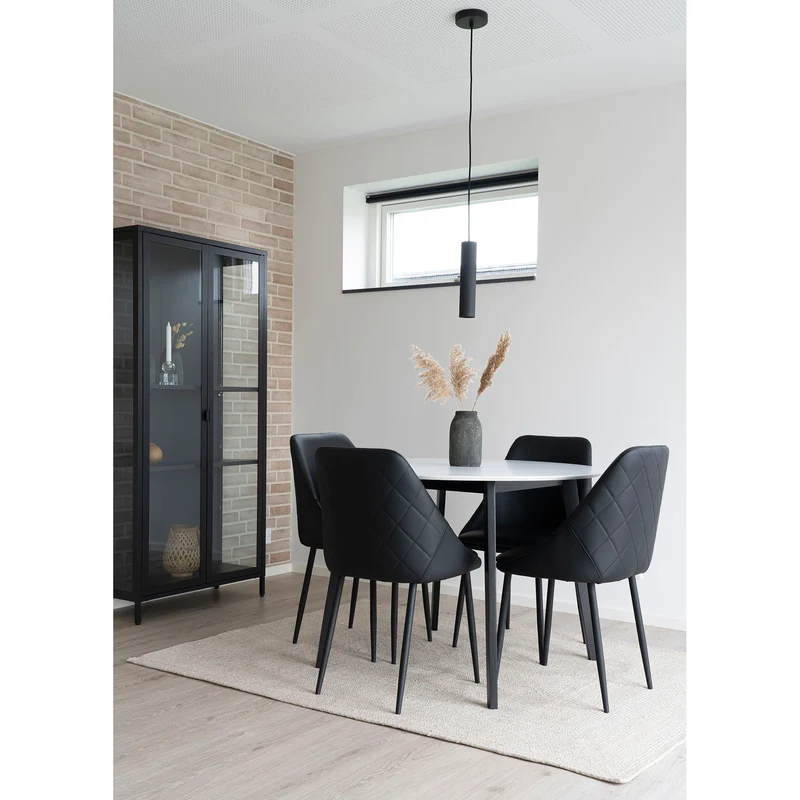 Pendelleuchte – Schwarzes Metall, Schlankes Design, 28 cm Höhe - Paris | House Nordic