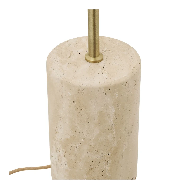 Stehleuchte – Marmorsockel, Stahlgestell, 155 cm Höhe - Sheffield | House Nordic