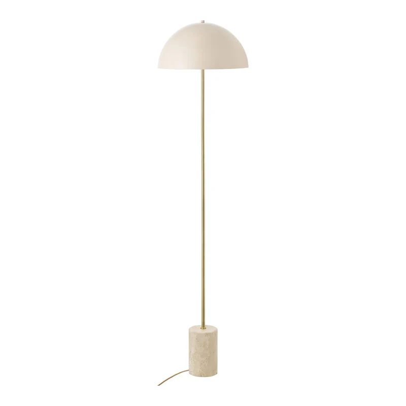 Stehleuchte – Marmorsockel, Stahlgestell, 155 cm Höhe - Sheffield | House Nordic