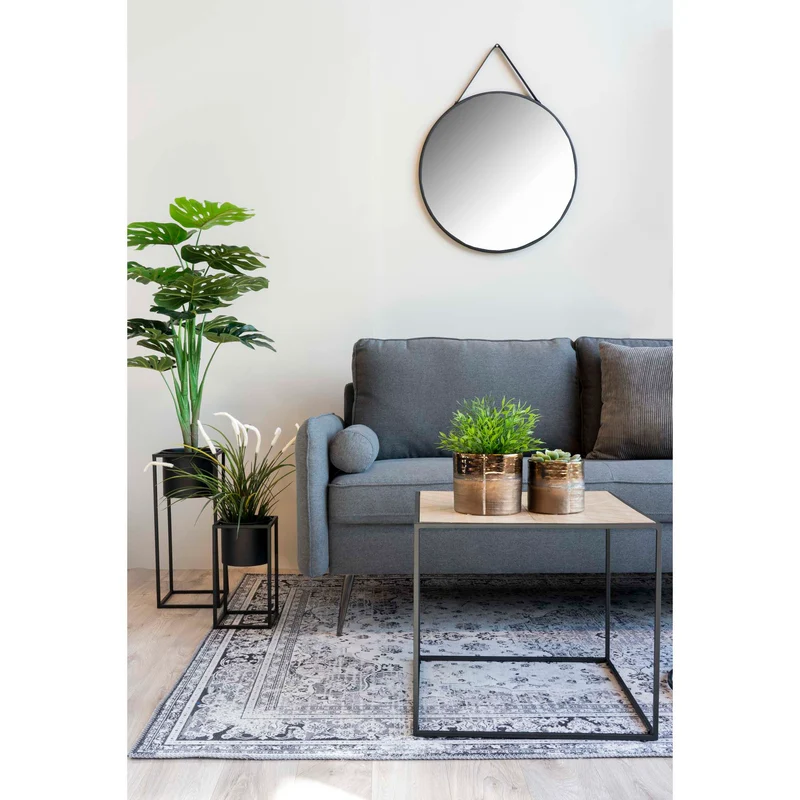 Blumentopf-Set – Schwarzer Stahl, Zweier-Set, Zwei unterschiedliche Höhen - Marla | House Nordic