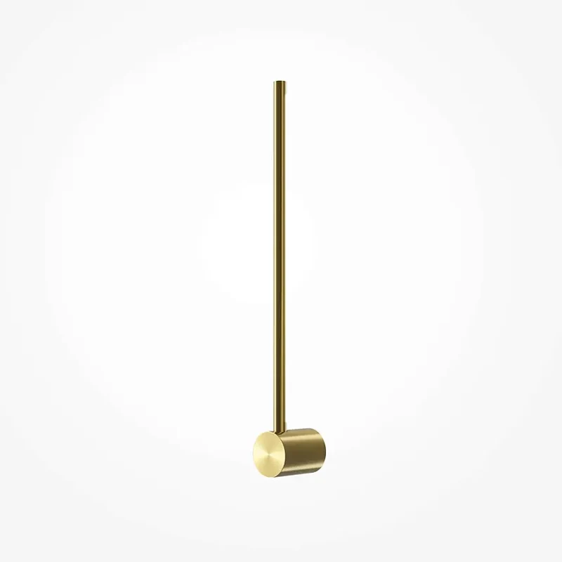 Wandleuchte – Messingfarbenes Aluminium, 7 W Leistung, Warmweiß, 60 cm Höhe - Light Stick | Maytoni