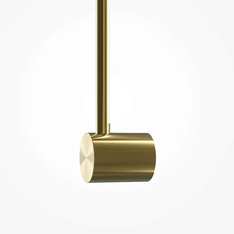 Wandleuchte – Messingfarbenes Aluminium, 7 W Leistung, Warmweiß, 60 cm Höhe - Light Stick | Maytoni