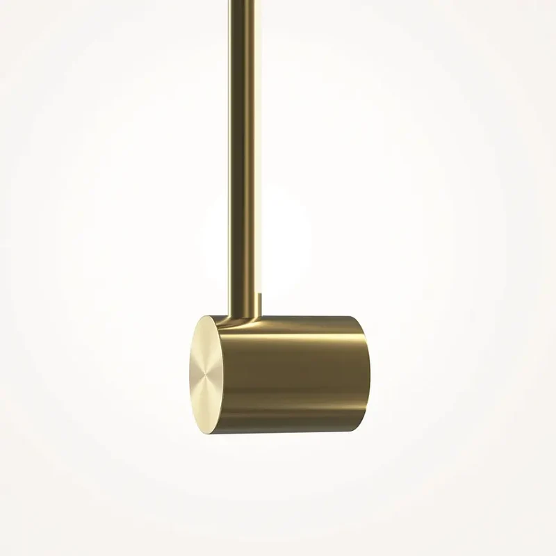 Wandleuchte – Messingfarbenes Aluminium, 7 W Leistung, Warmweiß, 60 cm Höhe - Light Stick | Maytoni