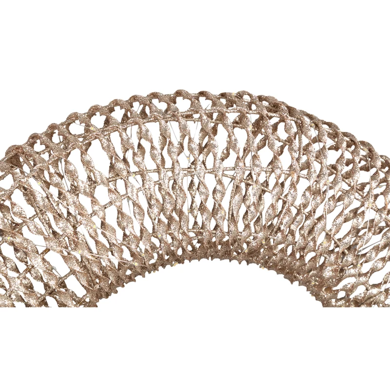 Kranz mit LED - Hibba Bronze L