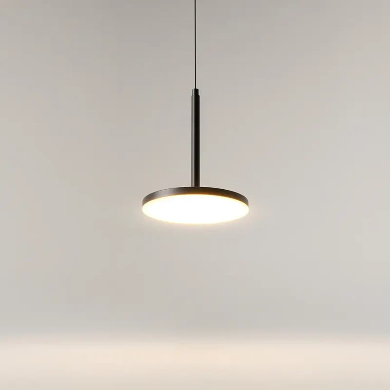 Pendelleuchte – Schwarzes Aluminium, 12 W Leistung, Warmweiß, Ø18,5 cm - Plato | Maytoni
