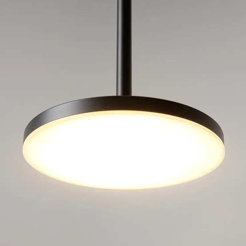 Pendelleuchte – Schwarzes Aluminium, 12 W Leistung, Warmweiß, Ø18,5 cm - Plato | Maytoni