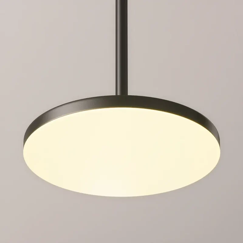 Pendelleuchte – Schwarzes Aluminium, 12 W Leistung, Warmweiß, Ø18,5 cm - Plato | Maytoni
