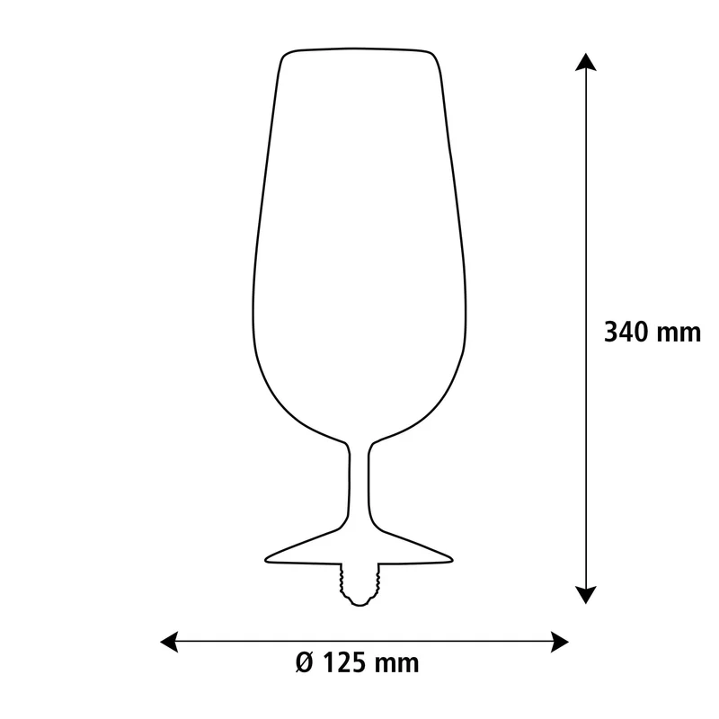 Leuchtmittel 5W, E27 Fassung - Floating Bierglas | SEGULA