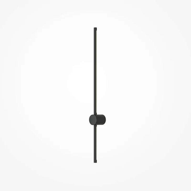 Wandleuchte – Schwarzes Aluminium, 10 W Leistung, Warmweiß, 90 cm Höhe - Light Stick | Maytoni