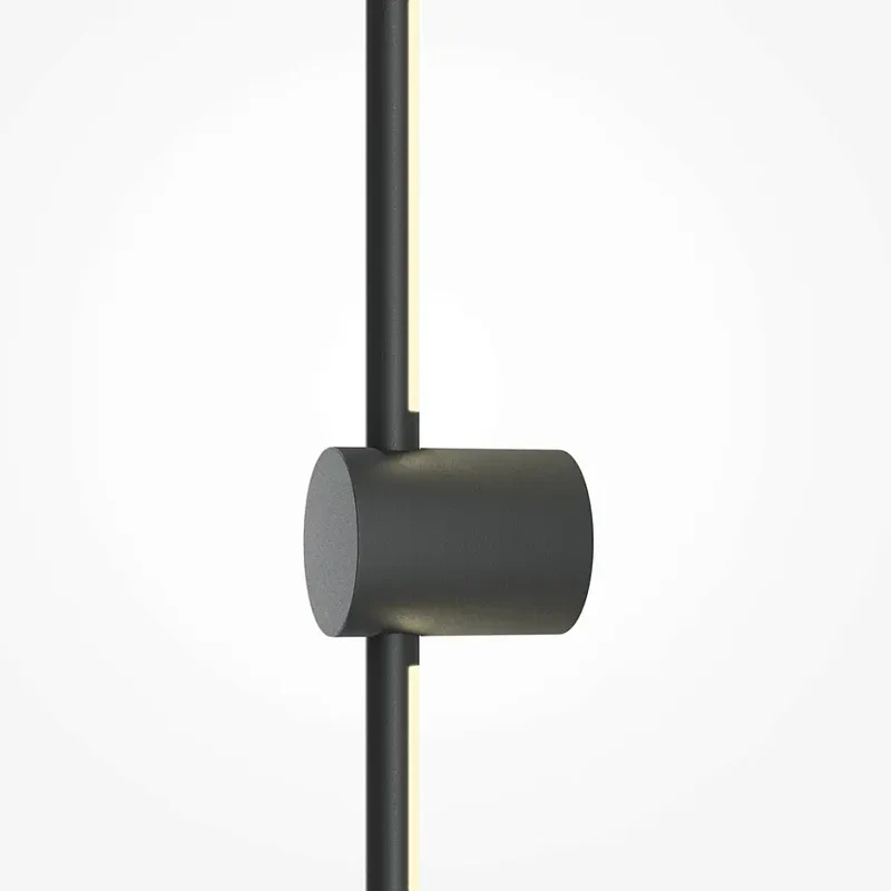 Wandleuchte – Schwarzes Aluminium, 10 W Leistung, Warmweiß, 90 cm Höhe - Light Stick | Maytoni