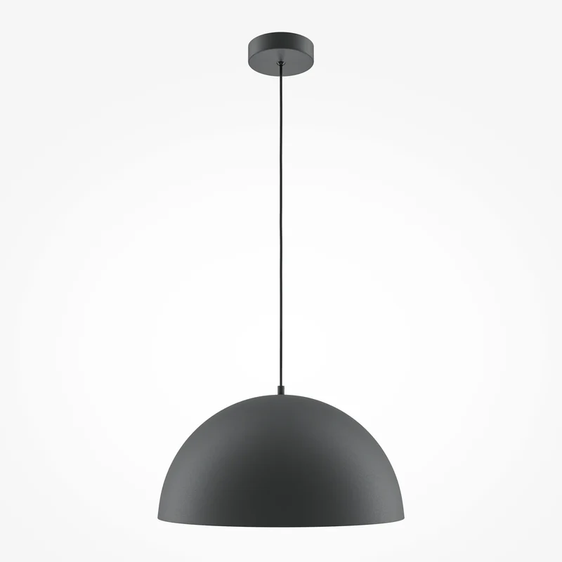 Pendelleuchte – Schwarzer Metallschirm, Hoher Schirm, Variable Höhe - Basic colors | Maytoni