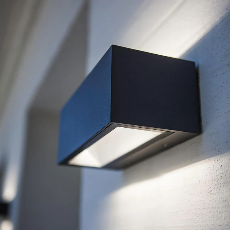 LED-Außenwandleuchte Gemini Anthrazit 22cm